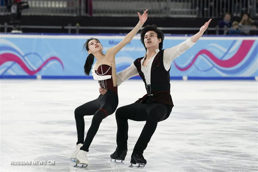 3-я зимняя юношеская Олимпиада -- Фигурное катание: китайцы Ван Юйчэнь/Хуан Ихан стали пятыми в соревнованиях спортивных пар