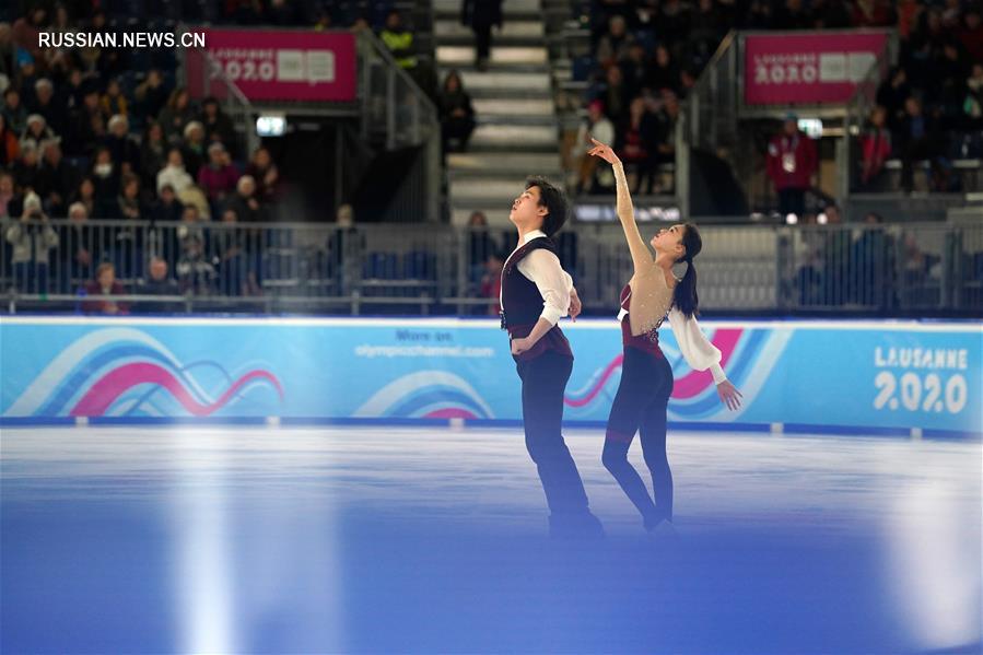 Зимние юношеские Олимпийские игры -- Фигурное катание, смешанные команды: "Команда будущего" с участием китайских спортсменов заняла седьмое место