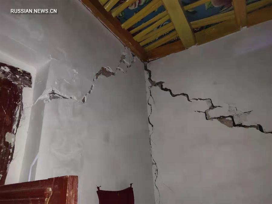 В Синьцзян-Уйгурском АР произошло землетрясение магнитудой 6,4