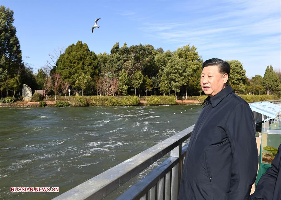 （XHDW）（3）习近平察看滇池生态湿地