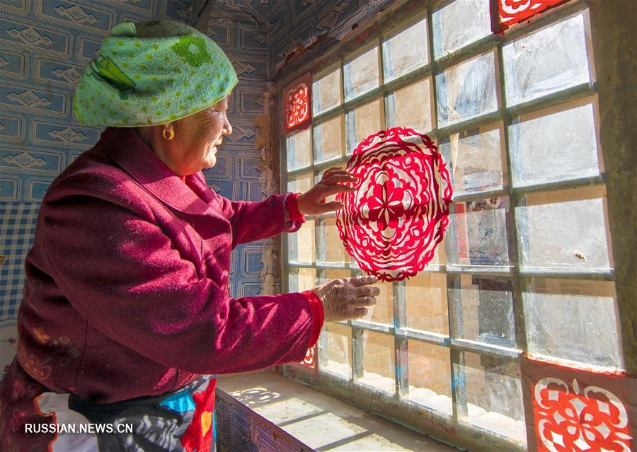Новогоднее настроение в деревне на севере Китая
