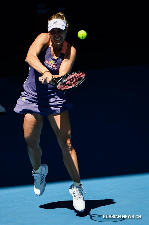 Немецкая теннисистка А. Кербер победила итальянку К. Джорджи на Открытом чемпионате Австралии по теннису-2020