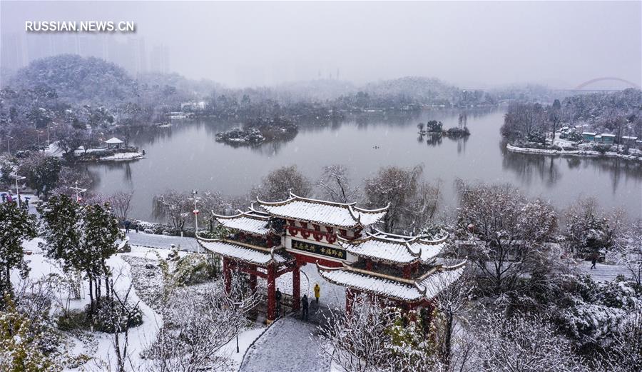 Снегопад обрушился на Юго-Западный Китай