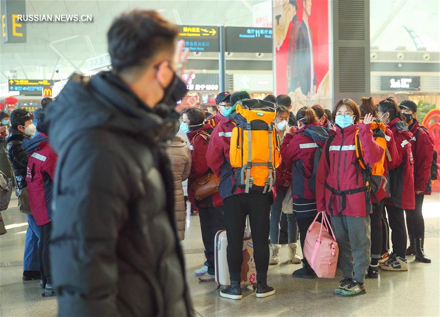 Медицинская бригада провинции Ляонин вылетела в Хубэй