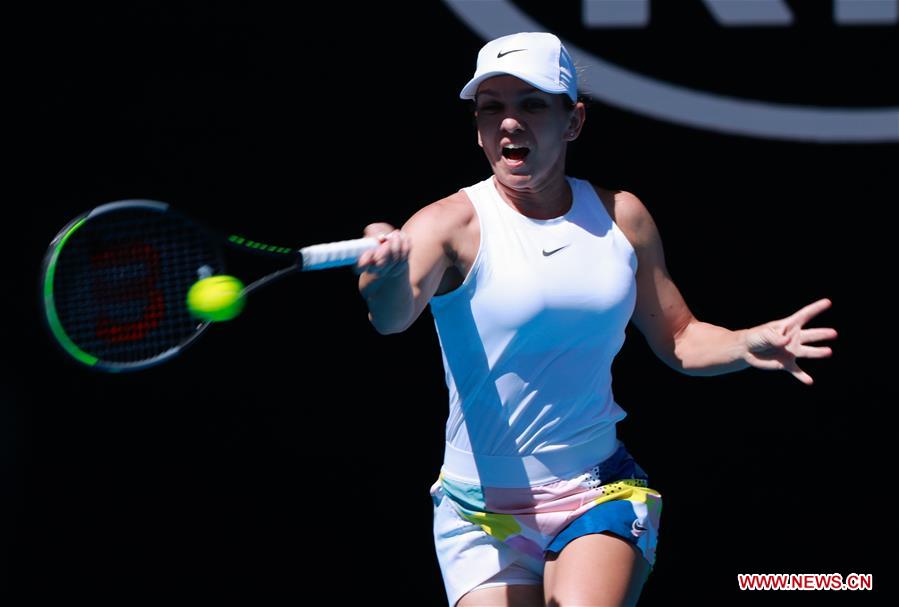 Румынская теннисистка С. Халеп победила эстонку А. Контавейт на Открытом чемпионате Австралии по теннису-2020