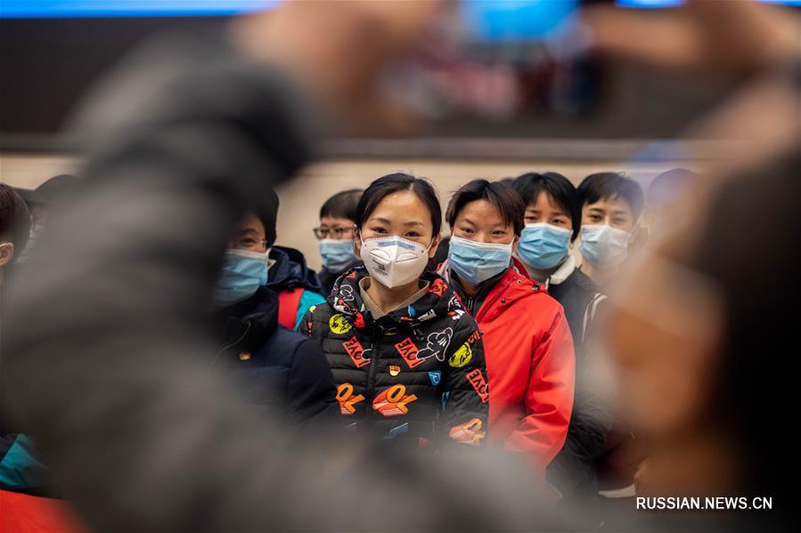 Пятая юньнаньская медицинская бригада выехала в Хубэй