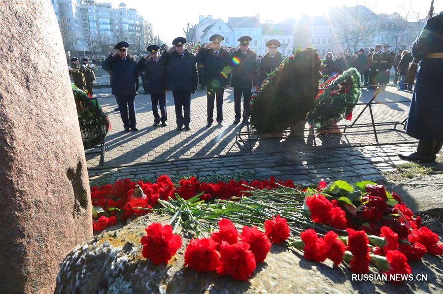 В Минске почтили память воинов-интернационалистов, погибших в Афганистане