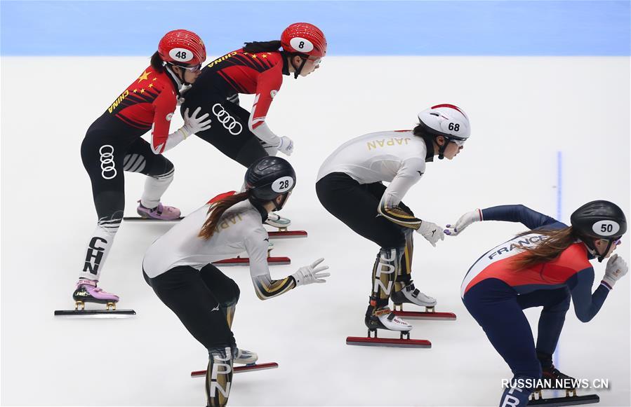 Шорт-трек -- Кубок мира 2019-2020, этап в Дордрехте: китаянки были вторыми в финальном эстафетном забеге на 3000 м в группе B