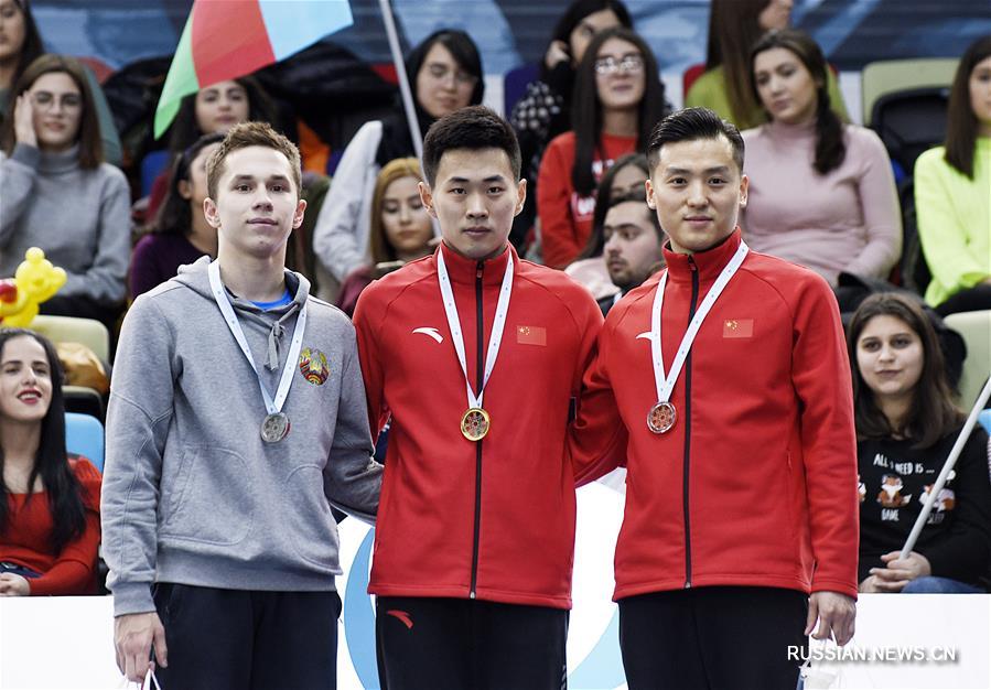 Прыжки на батуте -- Кубок мира 2020, этап в Баку: китаец Гао Лэй стал первым в индивидуальных соревнованиях среди мужчин
