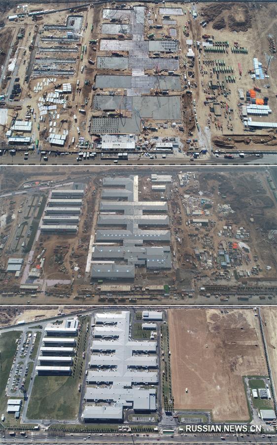 Борьба со вспышкой коронавирусной инфекции -- Медики прибыли на работу в новый Центр общественного здравоохранения в Сиане