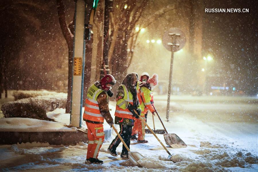 Снегопад в Харбине