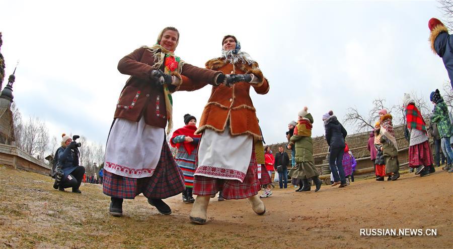 В Беларуси отпраздновали Масленицу