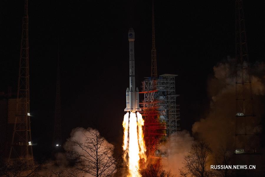 Китай запустил новый спутник навигационной спутниковой системы "Бэйдоу"