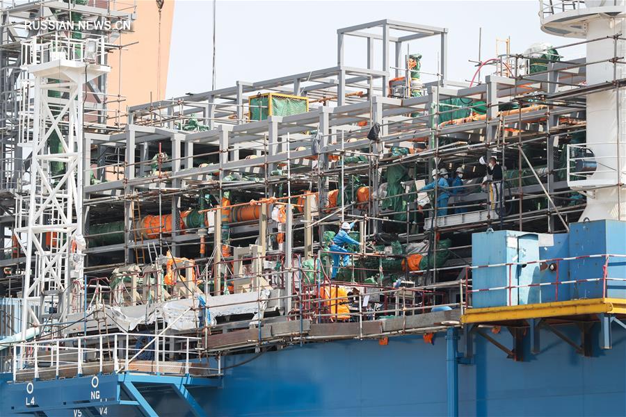 Шанхай: судостроительный завод "Цзяннань" ускоряет возобновление работы и производства