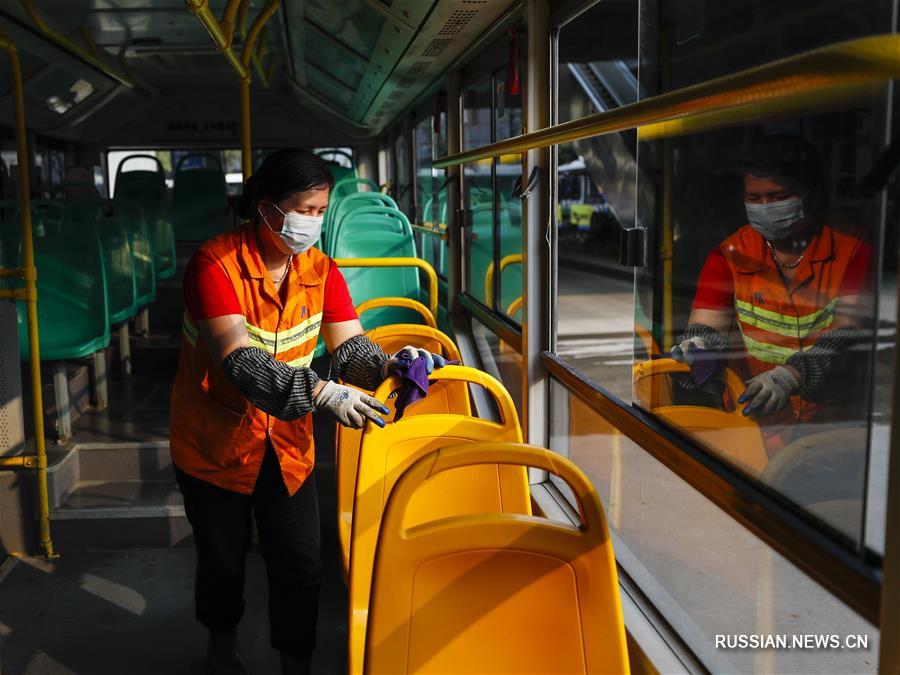 Общественный транспорт в Ухане готовится к возобновлению работы