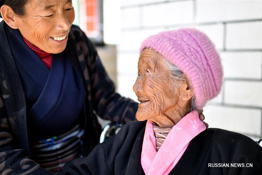 109-летняя бывшая крепостная из Тибетского АР -- свидетельница века на "крыше мира"