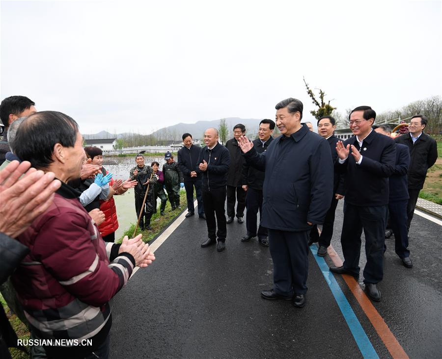 Си Цзиньпин проинспектировал уезд Аньцзи провинции Чжэцзян