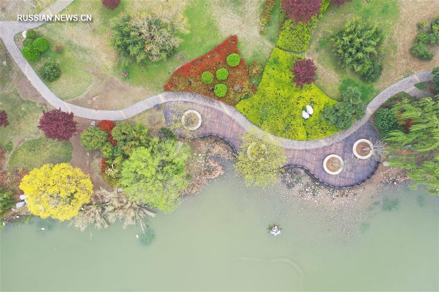  Буйство весенних красок в парке уезда Яньлин