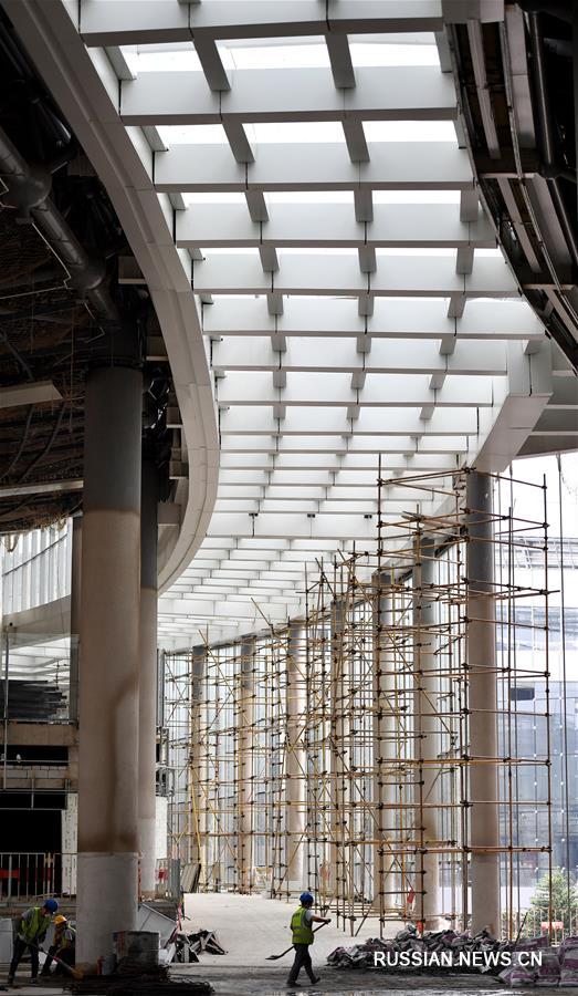 Строительство объектов второй очереди расширения аэропорта Мэйлань в Хайкоу