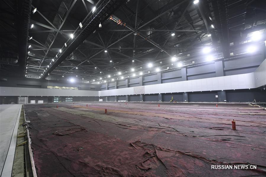 В тренировочном комплексе \"Бинтань\" завершена заливка всех катков в ...