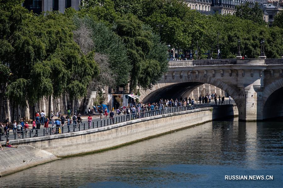 Париж: первые выходные после выхода из карантина