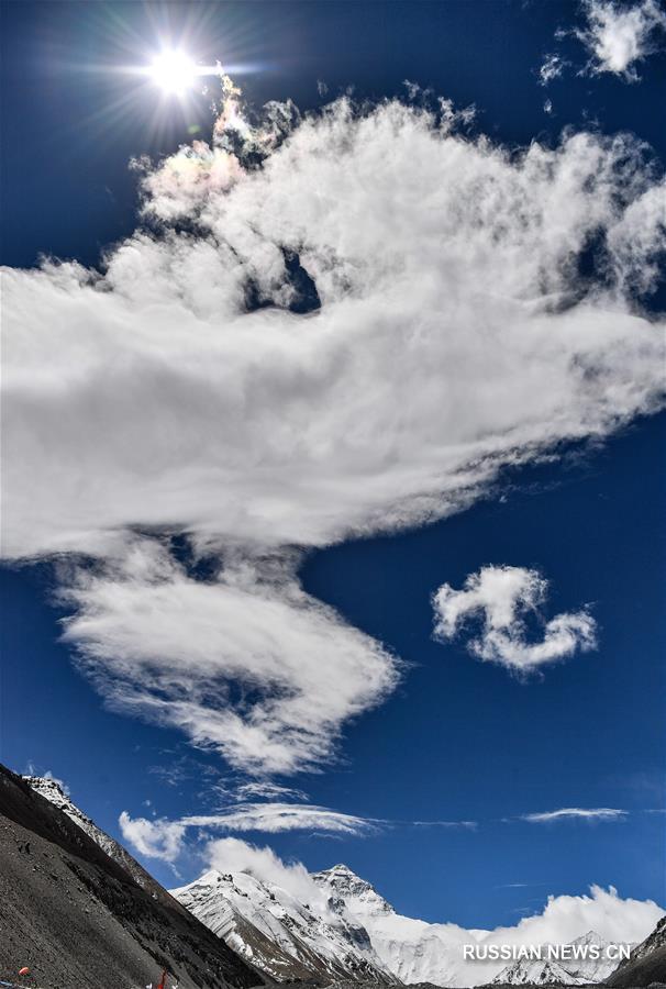 Облачные образы Джомолунгмы