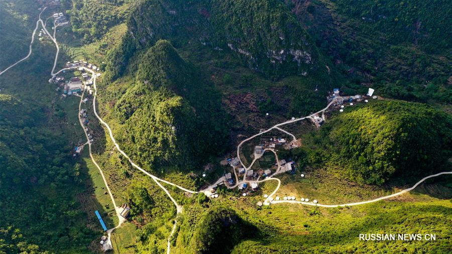 Новые сельские дороги в одном из беднейших регионов Китая