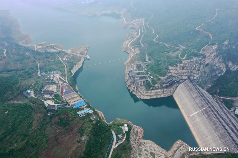ГЭС "Хунцзяду" в провинции Гуйчжоу