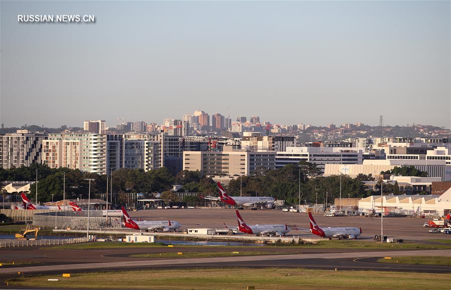 Большинство международных рейсов Qantas Airways приостановлены до конца октября