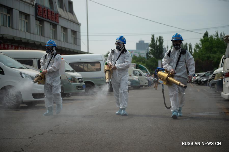 В Пекине проводится противоэпидемическая дезинфекция 
