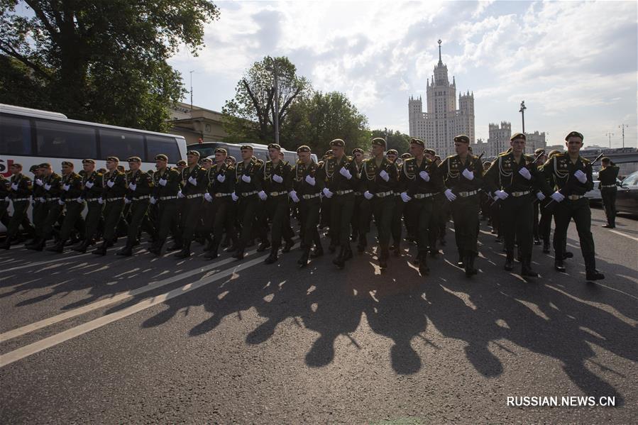 Генеральная репетиция парада в честь 75-летия Победы в Великой Отечественной войне