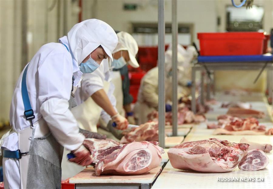 Пекинская компания Beijing Ershang Meat Food Group заботится об эпидемической безопасности мясной продукции