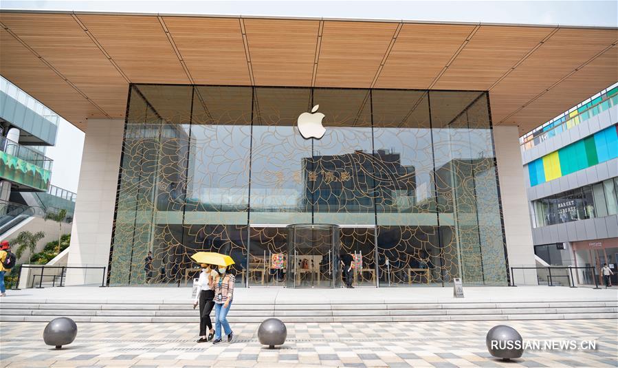 Новый магазин Apple открылся в Пекине