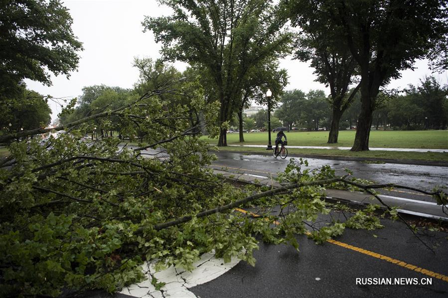 Вашингтон и сопредельные районы пострадали от ливней