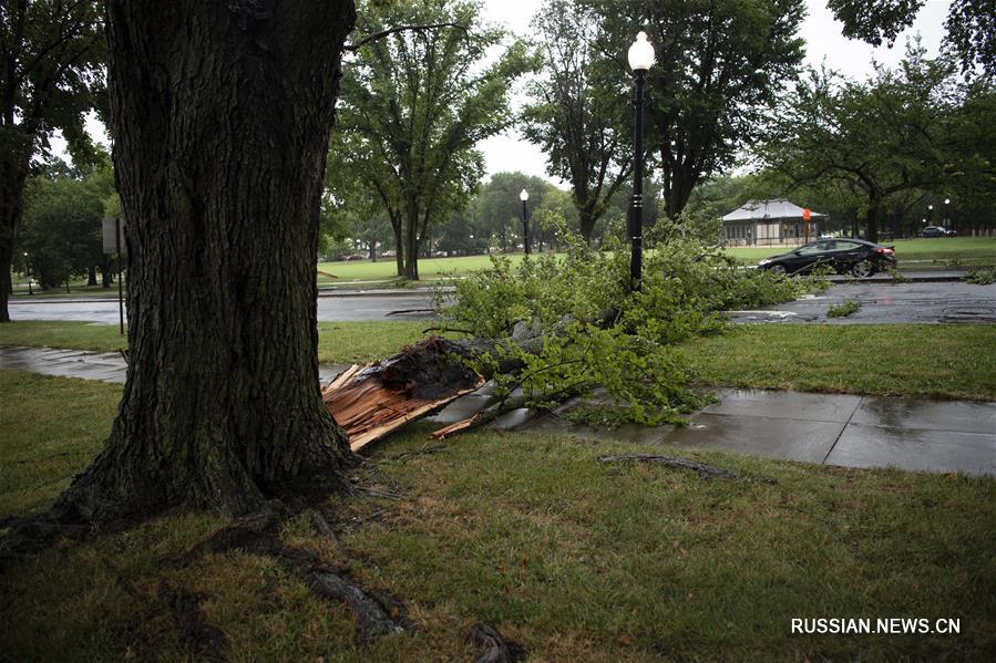 Вашингтон и сопредельные районы пострадали от ливней