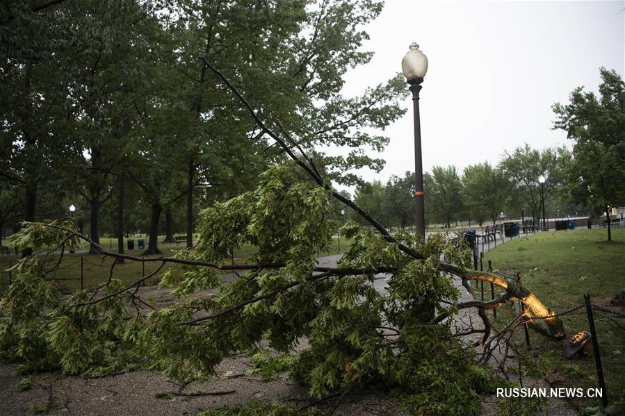 Вашингтон и сопредельные районы пострадали от ливней