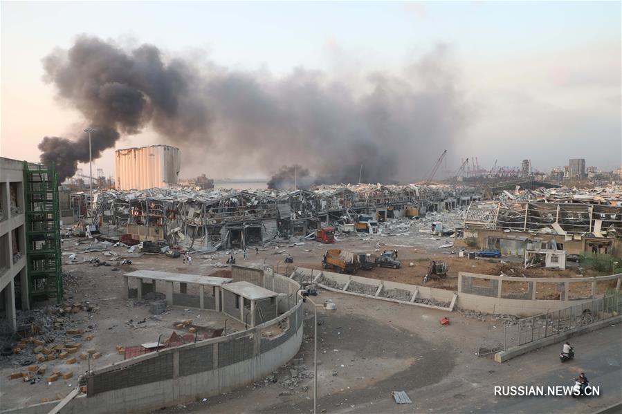 （国际）（2）黎巴嫩首都港口区发生爆炸 至少10人死亡