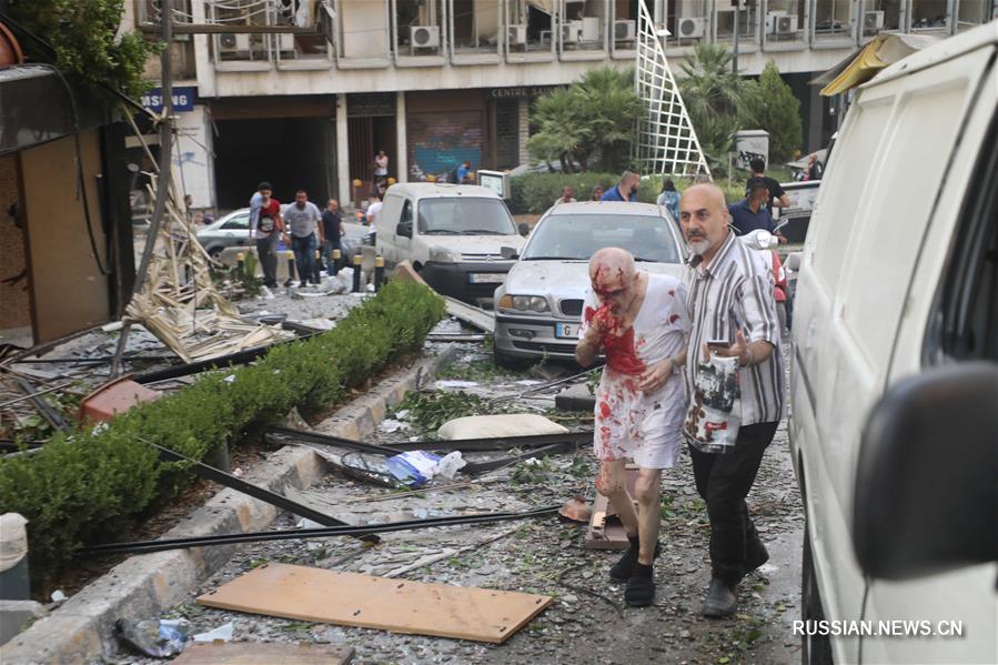 （国际）（18）黎巴嫩首都港口区发生爆炸 至少10人死亡