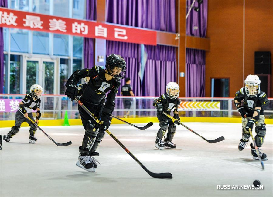 Здоровье нации -- Хоккейные тренировки в дни летних каникул 