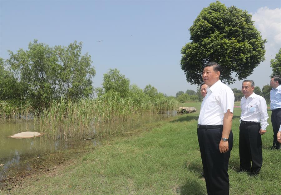 Си Цзиньпин совершил инспекционную поездку в город Мааньшань в провинции Аньхой 