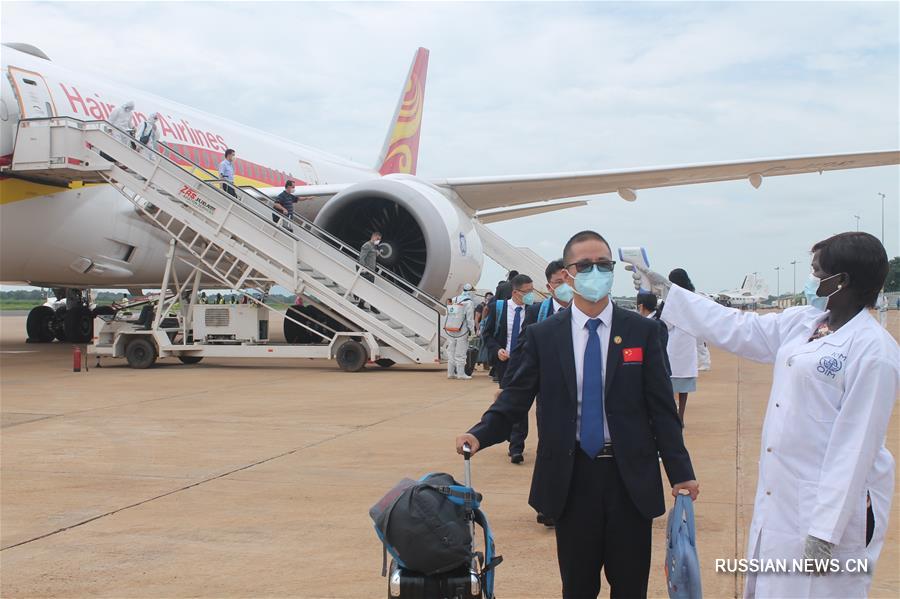 Группа китайских медицинских экспертов прибыла в Южный Судан