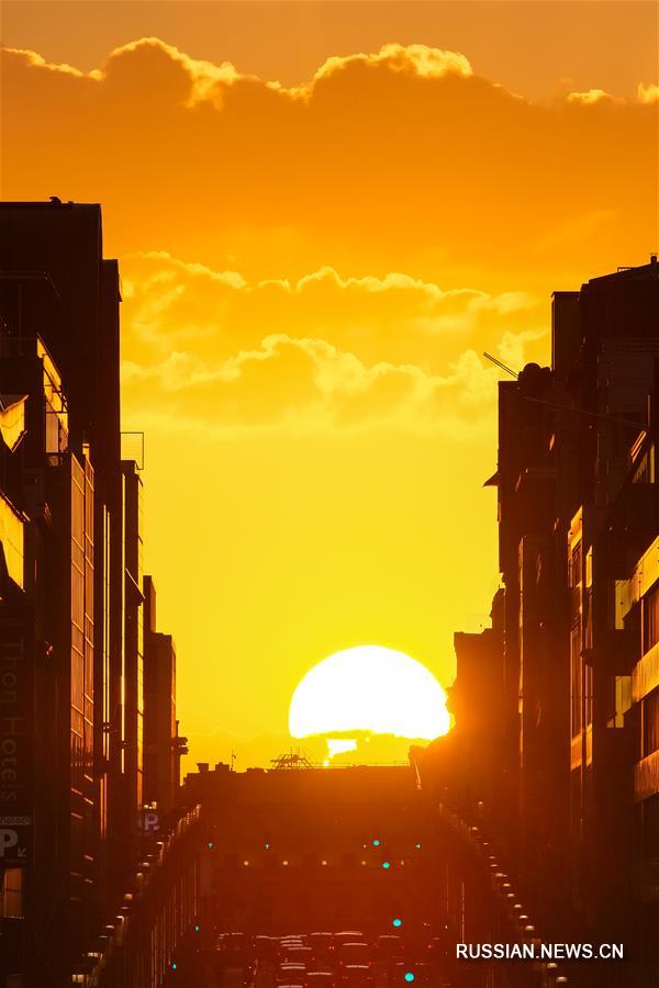 Закат в Брюсселе