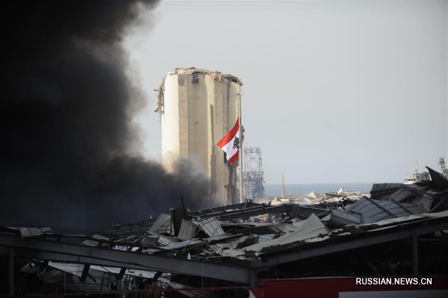 （国际）（12）黎巴嫩贝鲁特港口区仓库发生火灾