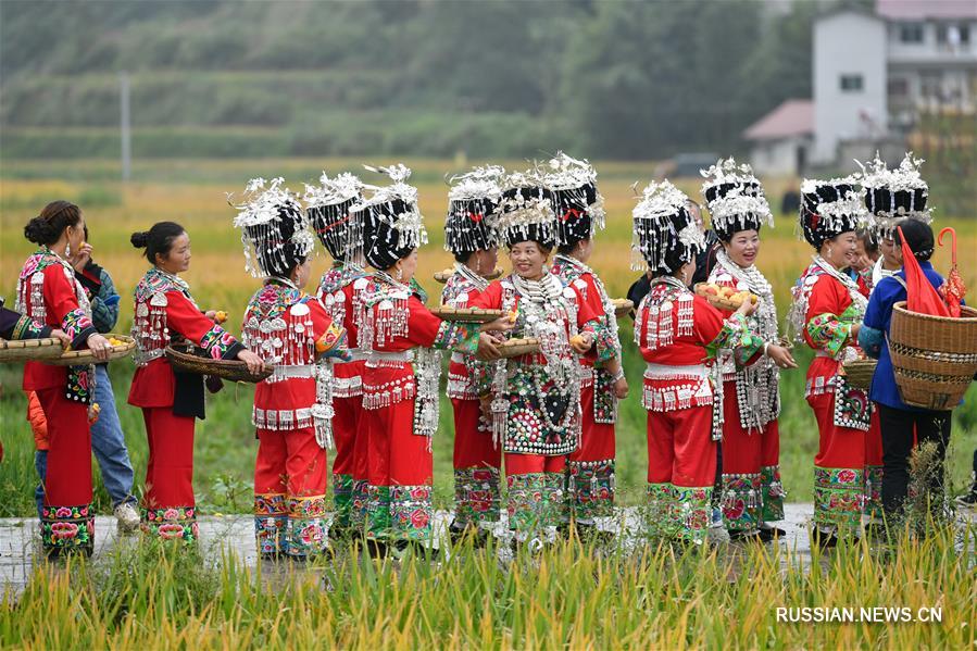 Праздник богатого урожая в Китае
