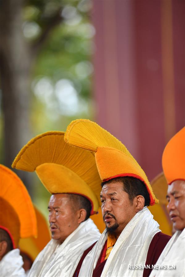 Ежегодные "пляски духов" в тибетском монастыре Ташилунпо