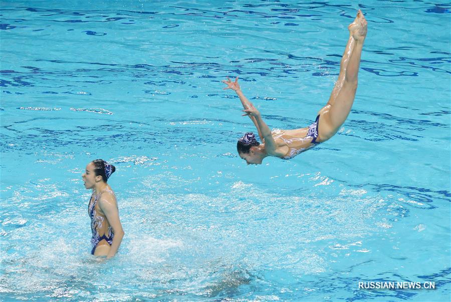Синхронное плавание -- Чемпионат Китая 2020: команда Пекин-Цзянсу-Хубэй-Гуандун победила в произвольной программе групп