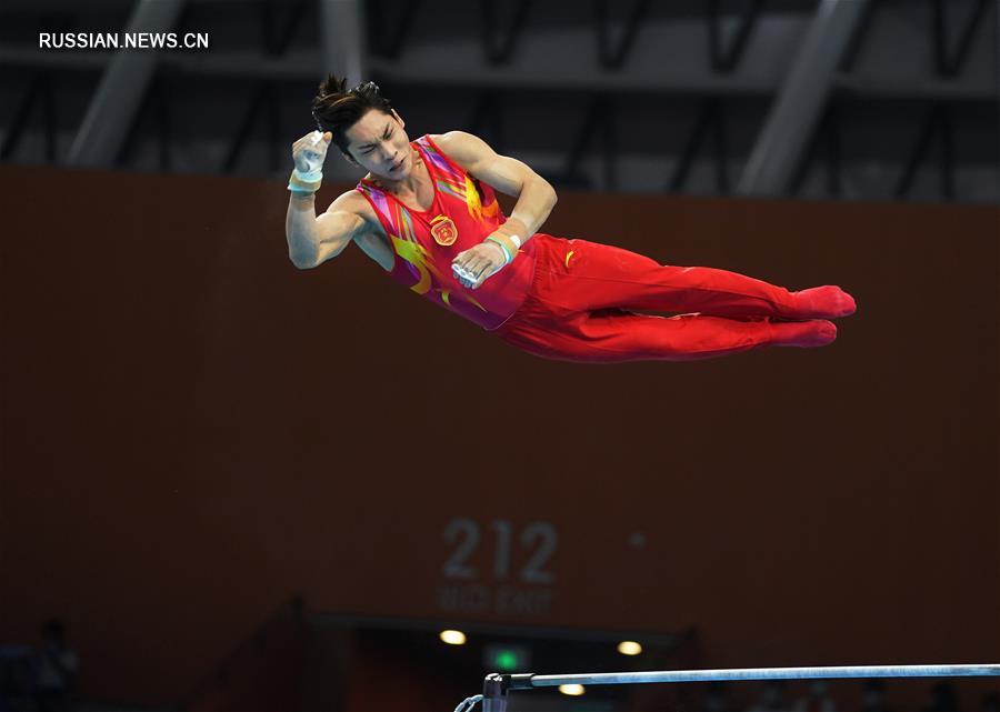 Спортивная гимнастика -- Всекитайское первенство -- 2020: перекладина, финал