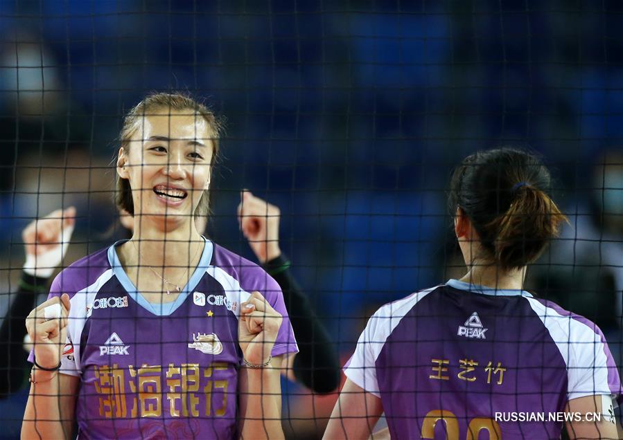 Волейбол -- Чемпионат Китая среди женских команд -- 2020: Тяньцзинь Бохай Иньхан завоевал "золото" 