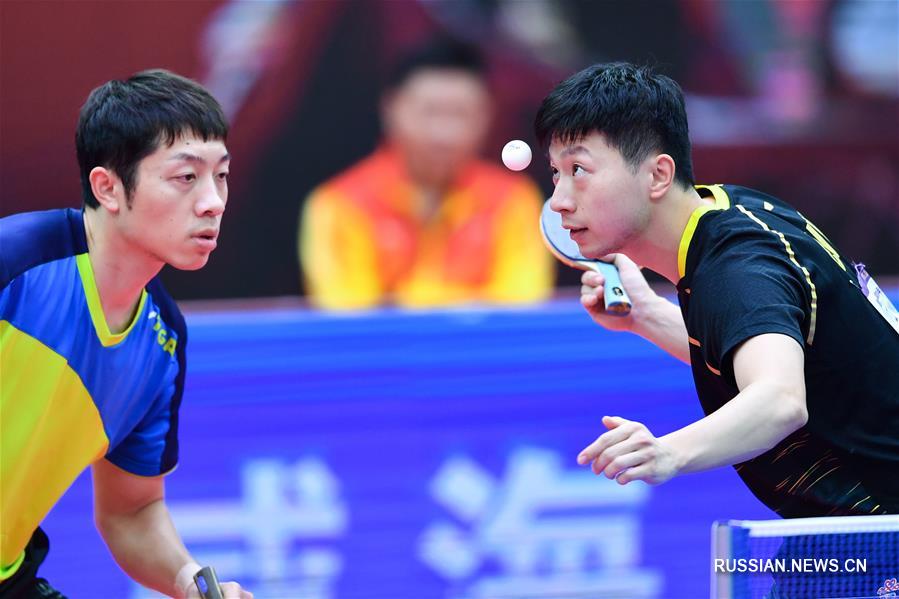Настольный теннис -- Чемпионат Китая 2020: Ма Лун и Сюй Синь завоевали "золото" в мужском парном разряде