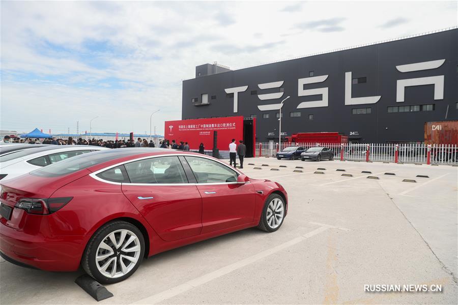 Электромобили Tesla китайского производства отправляются в Европу